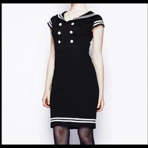 (XS) Hell Bunny Vixen Sailor Dress